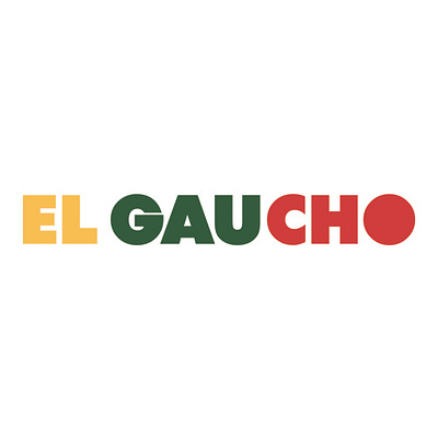 El Gaucho Logo argentina branding chilli sauce chimi churri cmyk design green icon illustration logo logo design logodesign logotype red vector yellow