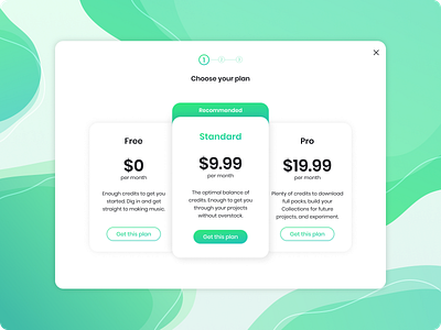 Plan cards app bloob bloobs card cards dashboard design fresh gradient graphic graphicdesign green plan ui uidesign ux uxui webdesign