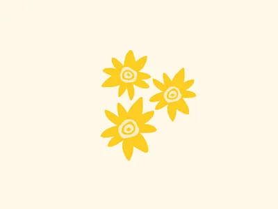 Flower doodle branding flower flower logo icon iconography illustration logo michigan minimal minimalism procreate