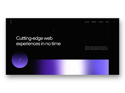 Achromatic Website Design animation branding clean dark design graphic design hero home interactions landing page layout minimalistic motion motion design motion graphics studio ui web webflow