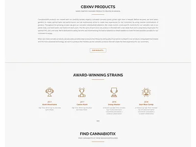 Cannabiotix NV branding cannabis design webdesign weed