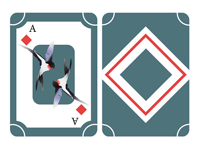 Playing card design illustration vector