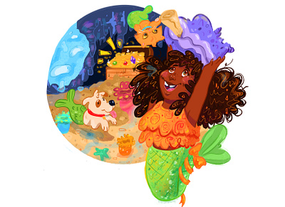 mermay month color characterdesign characters childrens book cover art illustration kidlit kidlitart