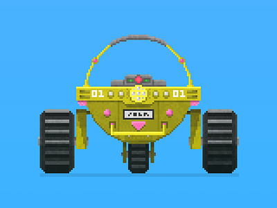 ZERO-ONE (Pokemon Snap) [Pixel Art] car gaming n64 nintendo nostalgia pixel pixel art pixelart pokemon pokemon snap retro wheels zero one
