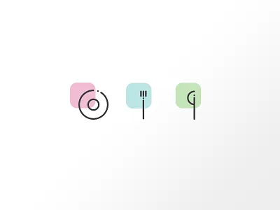 Kitchen cutlery/utensils icons cutlery food icon icons kitchen line icons linear linear icons minimalistic restaurant utensils