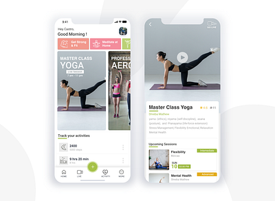 Fitness App app app design application automate design fitness app ux