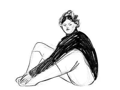 Sketches black and white digital digital art digital illustration digital sketch drawing illustration photoshop procreate procreate sketch simple sketch sketchbook sketches woman