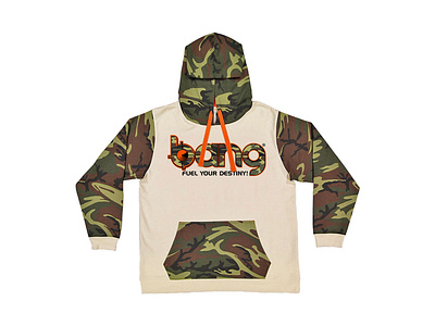 Bang Camo Hooded Fleece art direction art director branding creative direction fashion design graphic design merchandising screen print styling