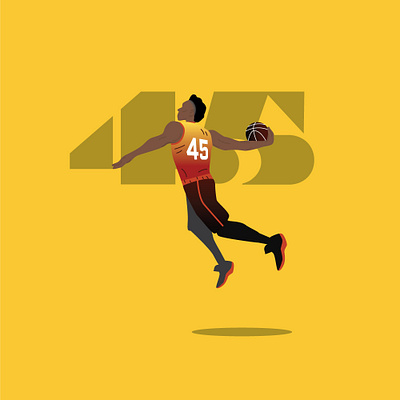 Donovan Mitchell basketball illustration illustrator nba utah jazz vector vector art vector illustration