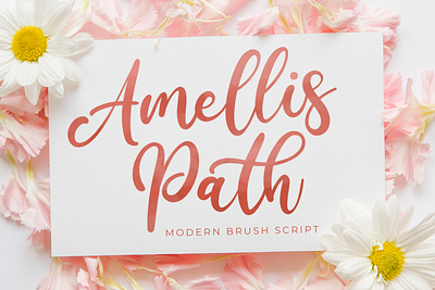 Amellis Path - Brush Script Font bold brush calligraphy font handdrawn handlettering logotype luxury multilingual script stylish texture textured typography