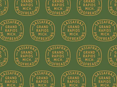 SASSAFRAS 2 badge branding design green logo sasafrass stamp typography vector