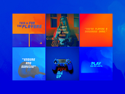 Gaming Posts colorful design flat gaming illustration instagram instagram post minimal post social media social media design socialmedia typography