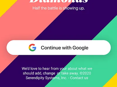 Diamonds app design ios ipad iphone ux