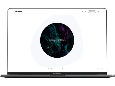 Andale - Creative HTML5 Portfolio Template animation creative design envato javascript portfolio themeforest tweenmax ux wordpress