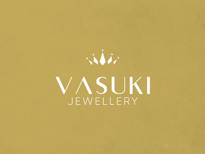 VASUKI JEWELLERY branding design flat icon illustration jewellery jewellery logo jewellery shop logo logo design typography usman usman chaudhery vasuki jewellery logo vector web