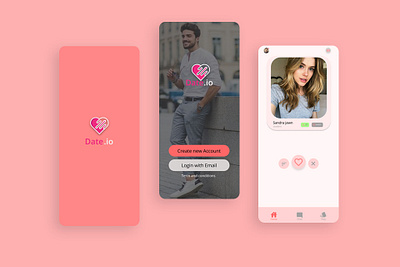 Dating App | Mobile App design designer game art game design gamedesign icon icon design logo photoshop ui ux