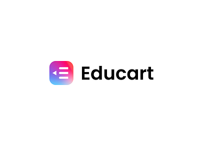 educart book brand clever education logo minimal pen pencil school teacher teaching
