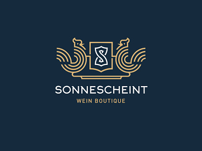 Sonnescheint brand brandidentity branding company design font identity logo logotype typography wein