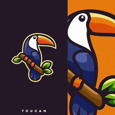 toucan coreldraw design e sport forsale good ilustrator logo nice sport sportlogo toucan vector