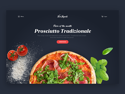 Pizza Restaurant UI/UX Concept Design 🍕 brand branding cheese design food graphic design interface pizza store ui uiux ux web design