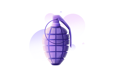 Bomb Illustration art artist bomb drawing dribbble galshir illustration illustrator ipad like logo manoj jadhav plants procreate vector weapons web