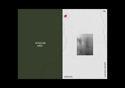 TAKEN editorial design minimalism simple design