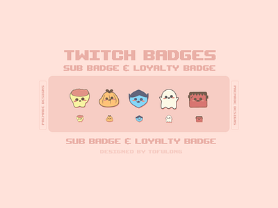 Cute Spooky Friends Twitch Badges Design acnh twitch design animalcrossing design cute stream packages cute twitch badges cute twitch design cute twitch designs cute twitch overlay fallguys twitch streamer friends stream package gamer girl designs halloween twitch design kawaii twitch badges simple twitch design simple twitch overlay spooky twitch design