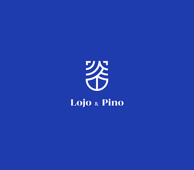 Lojo & Pino brand brand identity creative icon identity insurance lineart logo logomark mark monoline pine shield symbol typography vector