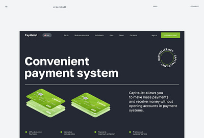 Internet payment system design ui ux web design webdesign