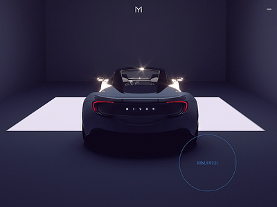 mivon EV sportscar UI/UX product design concept 3D CG automotive 3d animation app automotive brand concept design digital ev future interaction interface mobility product design transportation ui