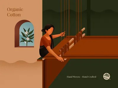Weavers Village art ayurveda boutique branding clothing cotton design empower fashion handcrafted handwoven illustration loom organic ui ux woman