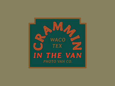 Crammin' in the Van neon neon sign old sign photobooth retro texas van vanagon vintage vw waco