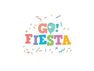 Go Fiesta (mix) brand brand design brand identity branding design flat illustration logo vector