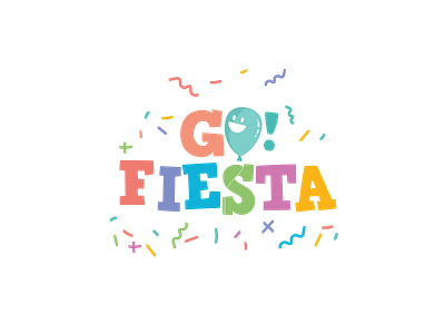 Go Fiesta (mix) brand brand design brand identity branding design flat illustration logo vector