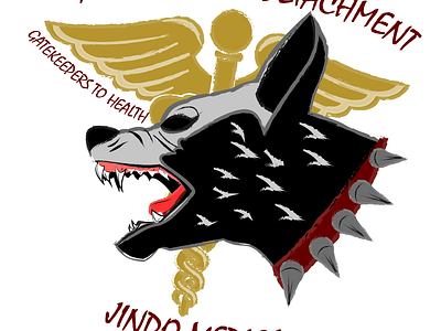 197th Medical Detachment "Jindo Medics" logo branding design graphic design illustration logo vector