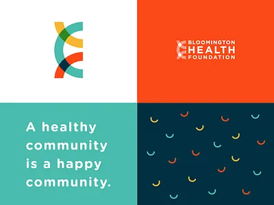 Bloomington Health Foundation design icon logo