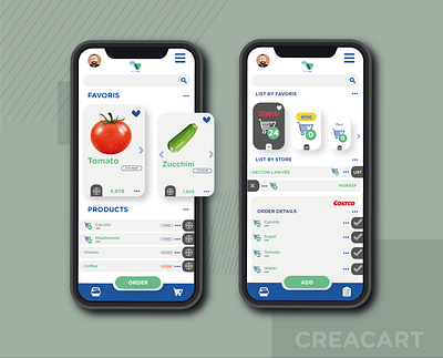 Design App Mobile Creacart branding design icon illustration logo ui ux vector web website
