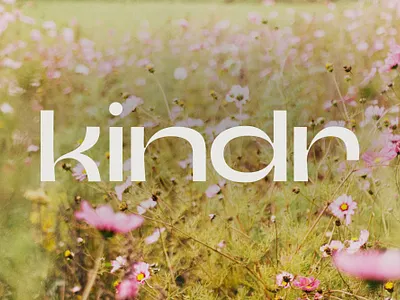 Kindr Logo branding floral logo