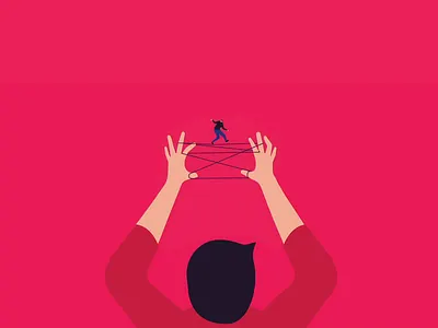 Closer Animation 2danimation animated animation balance card card game cats craddle closer game games illustration pink vector