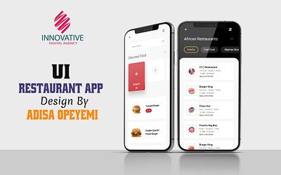 Restaurant Mobile App UI app branding business design graphic graphic design typography ui ux web