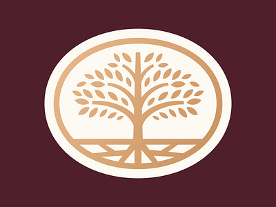 The Tree (logo for sale) branding gold growth leaves logo logo design mark minimal nature tree