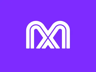 MX mark brand branding concept geometric icon letterform lettermark logitech logo logo design logotype mark simple symbol type typography