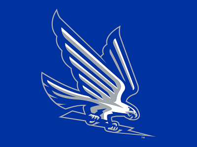 Air Force Falcon air force america athletic bolt branding custom design falcon hand drawn illustration lightning logo sports