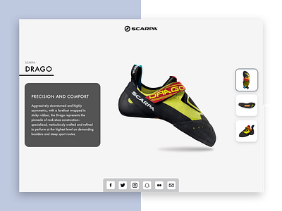 DailyUI#010 Social Share Button climbing dailyui dailyui 010 minimalist product page shoes social share social share button ui