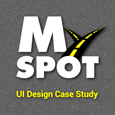 MySpot Parking App Case Study app branding design ui ux vector web