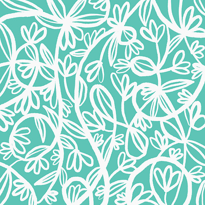 Floral Doodle - Pattern artwork digital art digital drawing digitalart doodle doodle art doodle pattern doodleaday doodleart drawing floral illustration illustration digital leaves society6