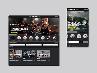 Sport Club Online Platform app brand branding color design graphic design icon ui ux