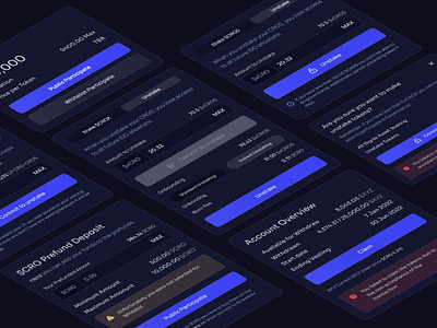 Token Modals — CronoStarter blockchain clean design coins crypto crypto exchange cryptocurrency defi design system eth ethereum modals select a token tokens ui ui kit ux web web 3.0 web modals website