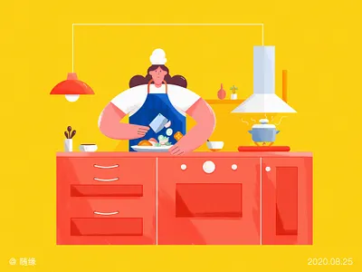 扁平人物插画练习