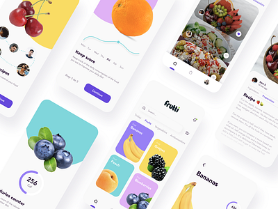 Calories counter App interaction interface mobile design mobile ui ui ux